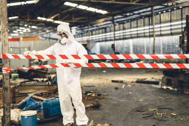Professional Biohazard technician working in Longmont, CO